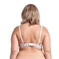 thumbnail image 5 of Curve Muse Women's Underwire Plus Size Push Up Add 1 and a Half Cup Lace Bras-2PK-Cream/Brown,Brown/Rose Gold-40DDD, 5 of 6