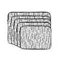 thumbnail image 2 of LNWH Abstract Black Line Pattern Laptop Sleeve, Notebook Computer Pocket Tablet Briefcase Carrying Bag, 15 inch Laptop Case, 2 of 8
