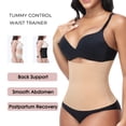thumbnail image 3 of MISS MOLY 2 Pack Waist Trainer for Women Tummy Control Belt Seamless Waist Cincher Girdle Body Shaper, 3 of 6