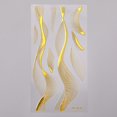 thumbnail image 1 of Cinta de rayas de oro rosa francés Diseño de uñas Líneas de rayas Geometría 3D Pegatina para uñas Gel Polaco Calcomanías para manicura Tan Jianjun unisex, 1 of 2