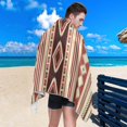 thumbnail image 4 of Coolnut 30"x60" Beach Towel with Travel Bag, Mexican Pattern Native Oversized Sand Free Camping Towel Quick Dry Pool Bath Sport Towels, 4 of 6