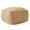Natural Square, variant on Casafield Braided Jute Pouf, 22" W x 22" D x 14" H Round Woven Jute Footrest, Decorative Indoor Boho Home Accent for Living Room