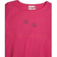 thumbnail image 3 of Mish - Little Girls - 100% Cotton - Long Sleeve Bubble Dress Pink 2 Flowers / 2, 3 of 3