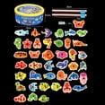 thumbnail image 3 of Fiudx Liquidación de ofertas flash Juego de juguetes de pesca magnéticos de madera, 41 Uds., juego de peces, juguete de pesca educativo, 3 of 7