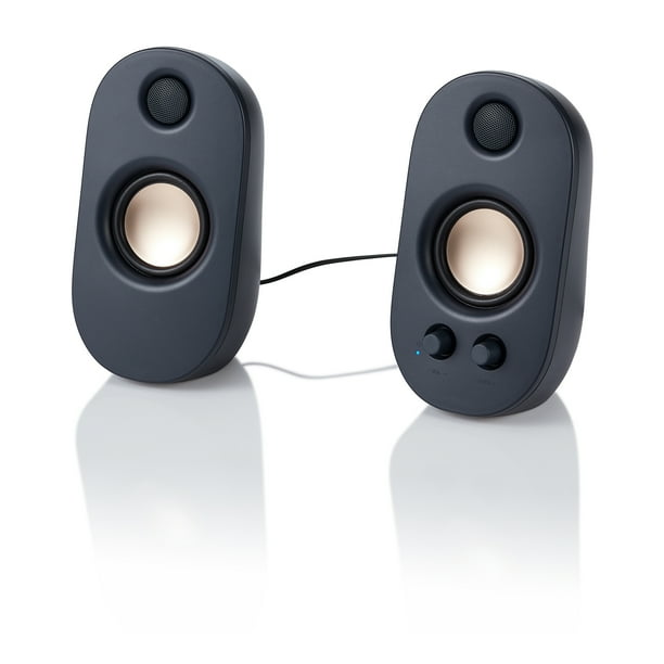 bekennen proza foto onn. AC Powered Computer Speakers with Volume and Bass Controls -  Walmart.com