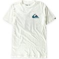 thumbnail image 1 of Camiseta gráfica Quiksilver Impact MTZ para hombre color blanco grande, 1 of 2