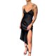 thumbnail image 1 of VISgogo Vestido sin espalda para mujer, verano, color sólido, correa de espagueti, sin mangas, de corte bajo, de una pieza para mujer, S/M/L/XL VISgogo  moda, 1 of 4