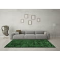 thumbnail image 3 of Ahgly Company Indoor Rectangle Abstract Emerald Green Modern Area Rugs, 8' x 10', 3 of 4