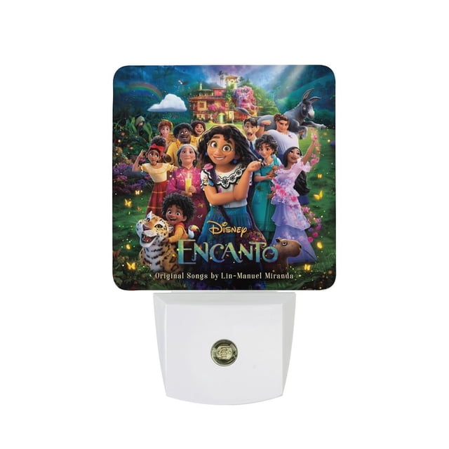Encanto Luz nocturna LED con sensor de anochecer a amanecer para dormitorio, baño, pasillo, escaleras - Lámpara LED nocturna de enchufe, 0.5W - 1 pieza