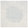 thumbnail image 2 of SAFAVIEH Abstract Frieda Radiate Area Rug, Blue/Ivory, 6' x 6' Square, 2 of 11
