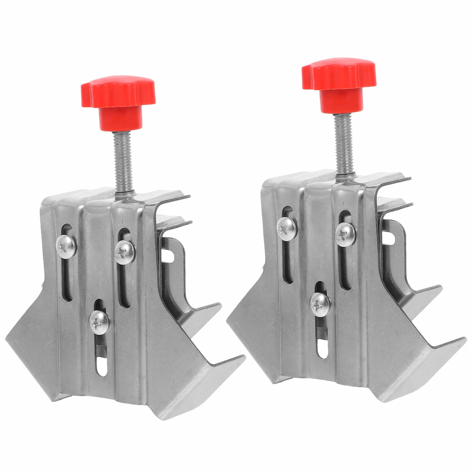 Alasum 2-Pack Stainless Steel Right Angle Clamp Holder for Woodworking Panels and Projects