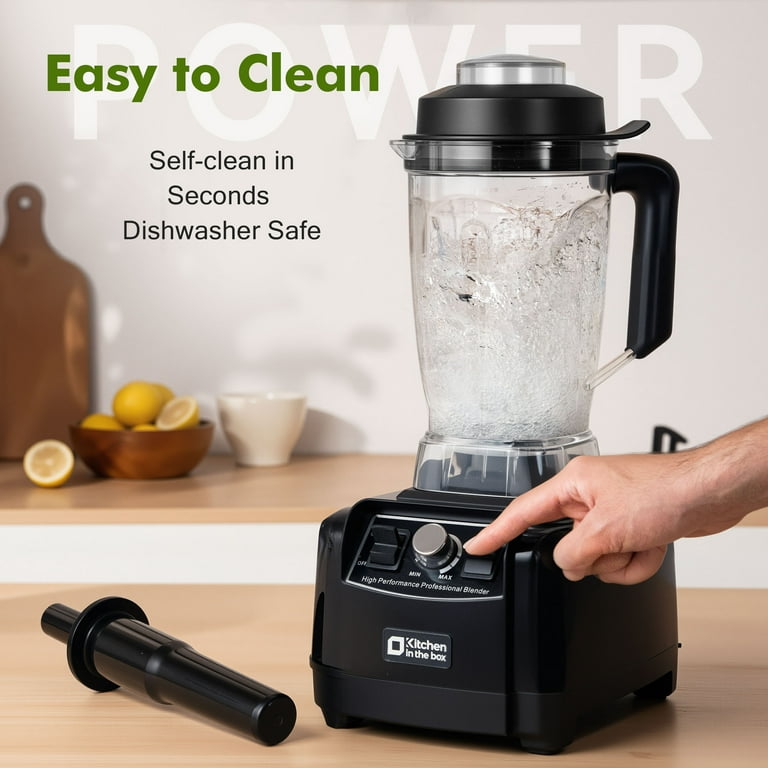 Kitchen in the box 68 oz High-Power Countertop Blender, 1450W (2
