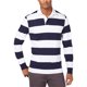 thumbnail image 1 of Polo de rugby de manga larga para hombre Club Room, azul, XXX-Large, 1 of 1