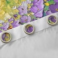thumbnail image 4 of Manfei Oil Painting Flowers Black Out Curtains for Boys Girls,Dreamy Princess Curtains Pack of 2 (42x63 Each),Spring Garden Bedroom Curtains,Super Cozy Room Decor, 4 of 6