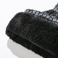 thumbnail image 3 of CYRBOKO Toddler Boys Beanies, Gloves & Scarves, Knitted Skiing Thermal 3 Pieces Winter Hats Sets Black Size 1-6 T, 3 of 3