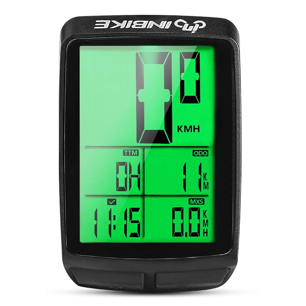 INBIKE Waterproof Bicycle Odometer Wireless MTB Bike Cycling Speedometer #OS 