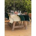 thumbnail image 4 of Rectangle Outdoor Tablecloth With Umbrella Hole And Zipper– Green Beige Gold Waterproof Patio Table Cover for Party, Picnic, Backyard, 60"x120" , Abstract Lines Minimalist, 4 of 8