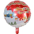 thumbnail image 5 of 50 globos de aluminio navideños de 18 pulgadas con texto "Feliz Año Nuevo", decoración navideña de Papá Noel, globos de helio en español "Feliz Navidad" para niños, 5 of 5