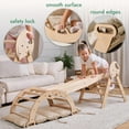 thumbnail image 3 of Goodevas Montessori Wooden Climbing Set 5-in-1 for Toddlers, 3 of 7