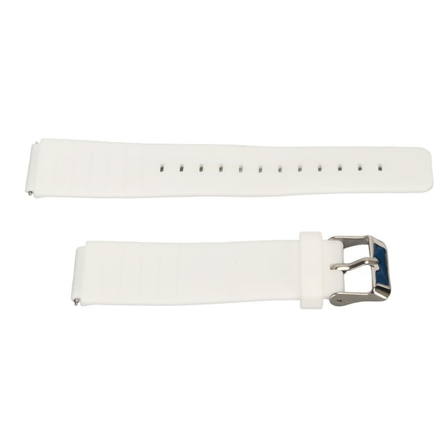 Replacement Wristband Adjustable Soft Quick Release Accessory Watch Wristband Strap for T1 White