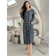 thumbnail image 4 of Pijama de verano de talla grande para mujer, suave y agradable para la piel, vestido de manga larga de seda con leche, 4 of 5