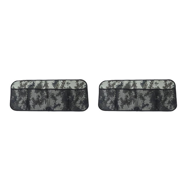 maskred 1/2/3 Car Rear Seat Back Storage Bag Trunk Bag Organizer Multi Hanging Nets Pocket Camouflage ordinary 2PCS