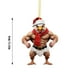 thumbnail image 3 of Adorno navideño 2D con pollo musculoso Adorno para árbol de Navidad Adorno con pollo musculoso impreso por ambos lados Adorno interesante para Navidad, 3 of 4