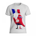 thumbnail image 2 of Paris T-Shirt à Manches Courtes Thème Jeux, Mascotte Manches Courtes Imprimé 3D Freire Col Rond-HAPDEN, 2 of 4