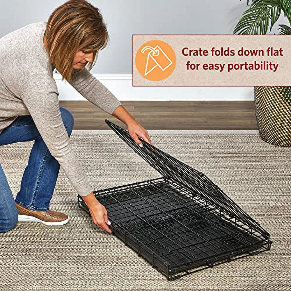 MidWest Homes for Pets Life Stages LS 1648DD Double Door Folding Crate for X Large Dogs 91 110 Lbs Walmart
