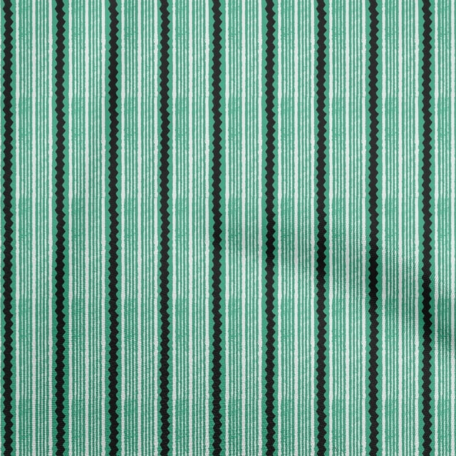 oneOone Polyester Spandex Sea Green Fabric Block Craft Projects Decor Fabric Printed By The Yard 56 Inch Wide-JG