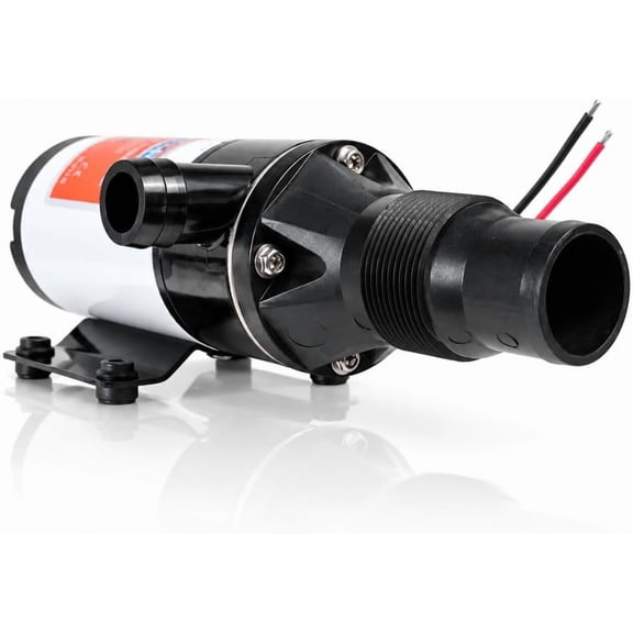 SEAFLO Macerator Pump for RV & Marine Holding Tanks, Self-Priming, 12V DC, 12 GPM, 4-Year Warranty, 01-Series