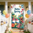 thumbnail image 1 of Weloille Housse de Porte Motif de Pâques 2,92 X 5,92 Pi, Rideau de Porte en Polyester à Imprimé Vif, Lavable et Réutilisable, Déco des Fêtes pour la Maison, l'Entrée, Fête, Célébration de Pâques et Décoration Murale, 1 of 6