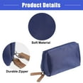 thumbnail image 4 of Vocoste Portable Cosmetic Bag Travel Makeup Bag Storage Bag Waterproof Nylon PVC Dark Blue, 4 of 6