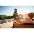 thumbnail image 4 of MSpa Duet 6-Person Round Inflatable Bubble Massage Spa w/ Thermal Cover, Energy-Efficient, 4 of 12