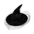 thumbnail image 3 of Sombrero De Bruja De Halloween Para Mujer, Sombrero De Cosplay Para Juegos De Rol, Festivales, Recuerdo De Fiesta, 3 of 8