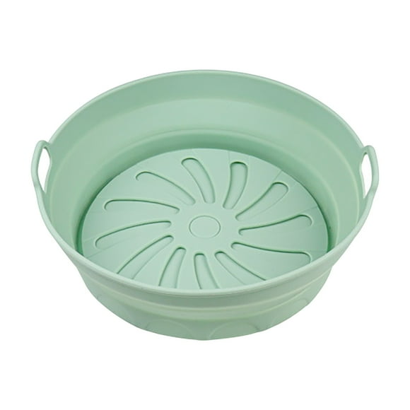 Fiudx Revestimientos para Freidoras, Reutilizables, de Silicona, de 8.2 Pulgadas, Aptos para Freidoras de Aire de 5 Cuartos, Antiadherentes, Fáciles de Limpiar, Aptos para Horno, Freír y Cocinar Al V