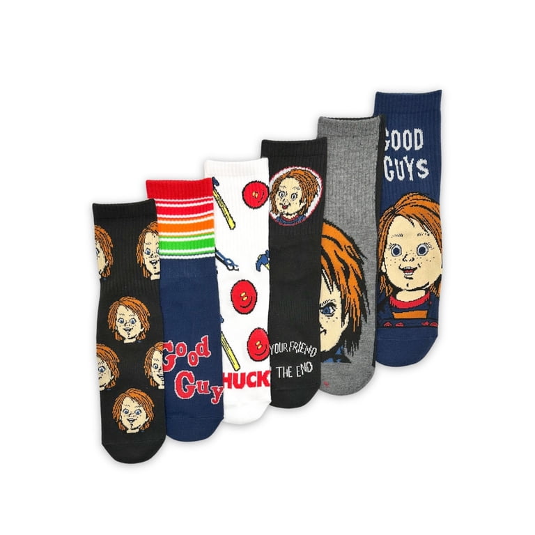 Chucky Men's Quarter Socks, 6-Pack photo 1