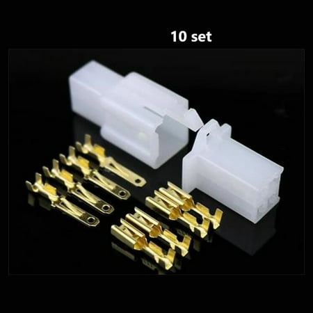 

10 Sets of 2.8mm Motorcycle Male and Female Terminal Car Connector 2/3/4/6/9Pin