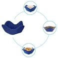 thumbnail image 4 of WNFJR Bowl Snuggies, Microwave Safe Hot Bowl Holder, Polyester & Sponge Heat Resistant Bowl Cozies for Soup, Rice and Pasta Bowls, 4 of 4