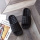 thumbnail image 1 of Comfortable Women's Plaid House Slides - Soft Sole Non-Slip Indoor Slippers for Minimalist Style and Comfort, 1 of 5