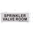 thumbnail image 2 of SPRINKLER VALVE ROOM SIGN ( BRUSH ALUMINIUM, ALUMINIUM 4 x 12 -Rust Free ), 2 of 2