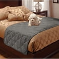 thumbnail image 4 of Pet Pals for Your Home 1-Piece Faux Suede Twin Bed Protector, Sage, 4 of 5