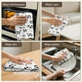 thumbnail image 6 of 2 Pcs Funny Kitchen Towels,White Cow Milk Cow Pattern Microfiber Dish Towels,Kitchen Tea Towels,Kitchen Towel Set (18" X 26"), 6 of 7