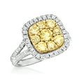 thumbnail image 4 of Ross-Simons 1.50 ct. t.w. Yellow and White Diamond Ring in 14kt 2-Tone Gold, Women's, Adult, 4 of 8