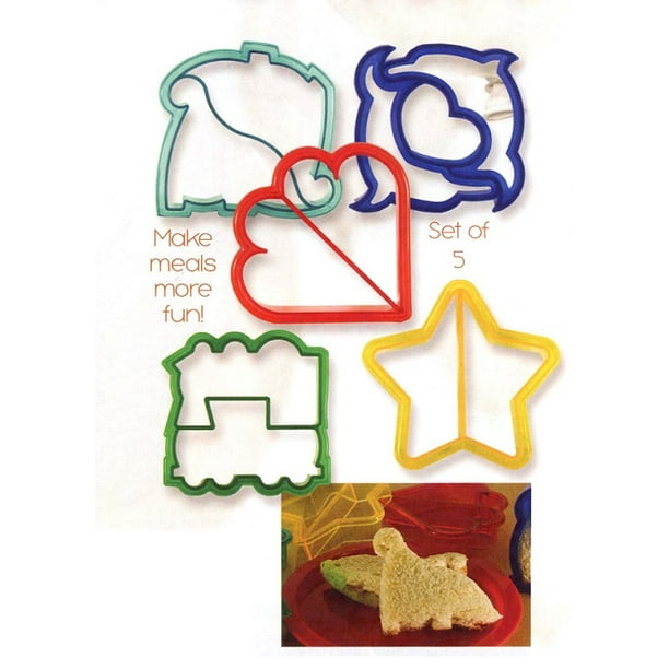 Set of 5 Sandwich Cutters