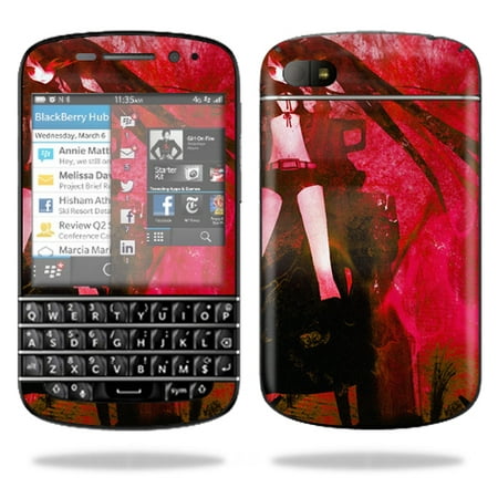 Mightyskins Protective Vinyl Skin Decal Cover for BlackBerry Q10 Cell Phone SQN100-3 wrap sticker skins (Top 10 Best Anime Openings)