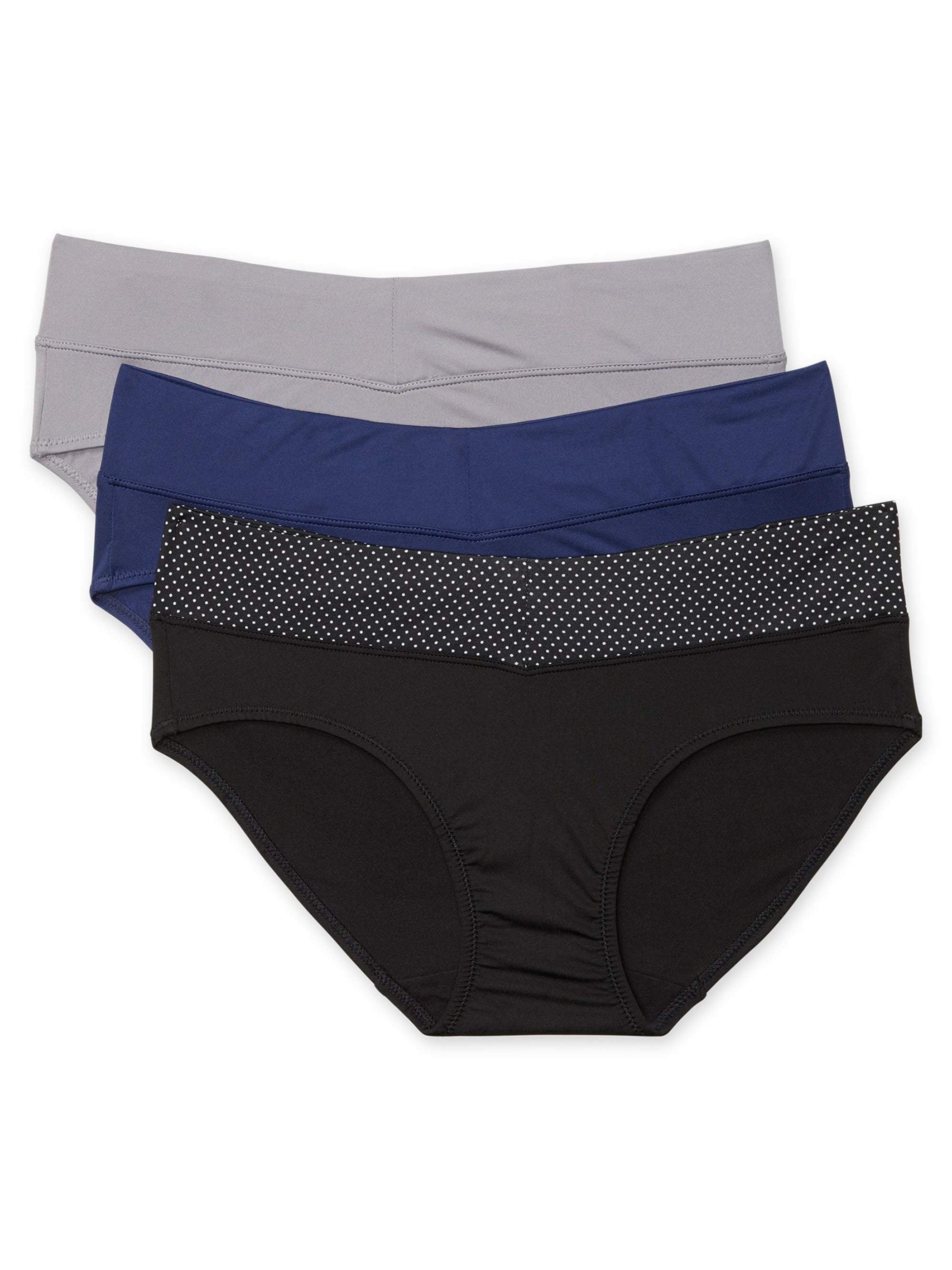 Blissful Benefits by Warner's Women's No Muffin Top Micro Hipster 3-Pack