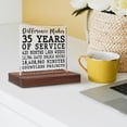 thumbnail image 4 of 35Years Employee Loyalty Gift Idea Thank You Appreciation for 35Years of Service Employee Service Recognition Award Plaque,Acrylic Decoration Signs & Plaques SOK73, 4 of 6