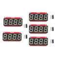 thumbnail image 1 of Módulo de Pantalla LED de 4 Dígitos, 7 , 0,56 Pulgadas, Reloj HT16K33 I2C para, Paquete de 5, 1 of 6