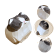 thumbnail image 1 of Adorable figura de gato gris pequeño: perfecta para la decoración del hogar y los amantes de los gatos, 1 of 8